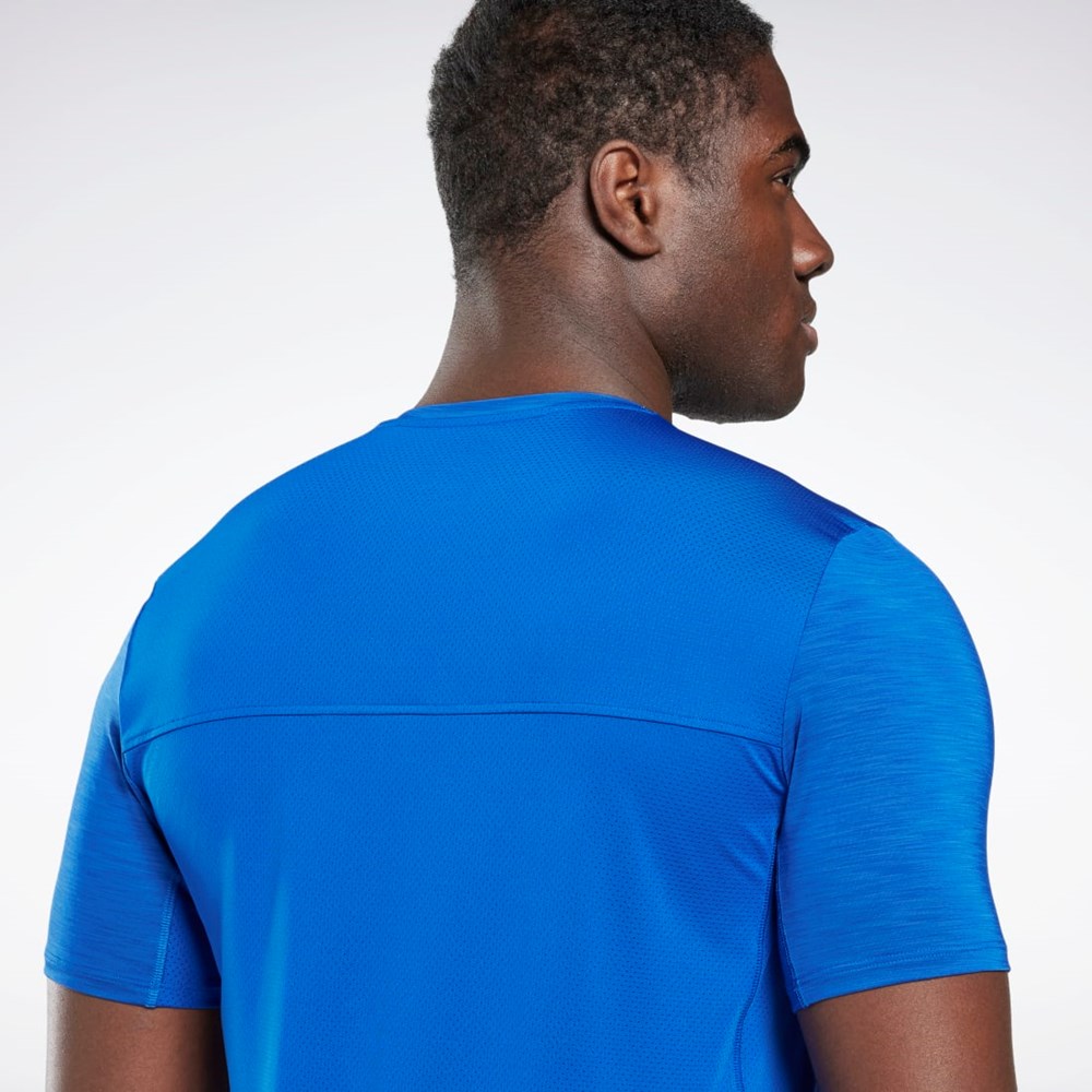 Reebok ACTIVCHILL Athlete T-Shirt Azules | 46YEZWHKM