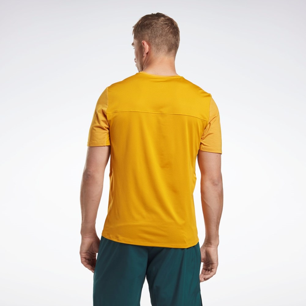 Reebok ACTIVCHILL Athlete T-Shirt Bright Ochre | 20SGMVAFQ