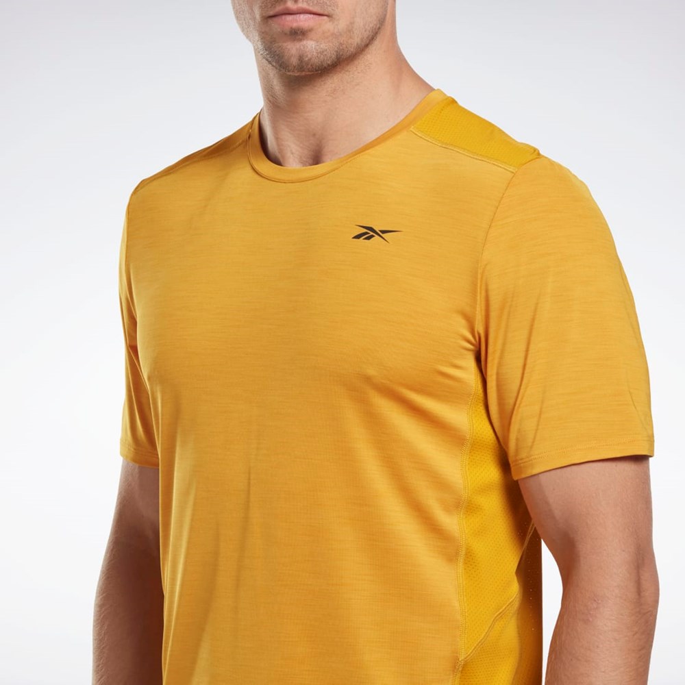 Reebok ACTIVCHILL Athlete T-Shirt Bright Ochre | 20SGMVAFQ