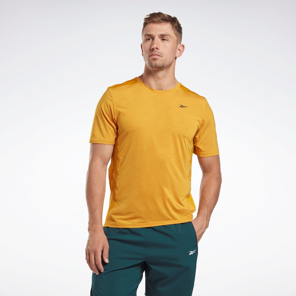 Reebok ACTIVCHILL Athlete T-Shirt Bright Ochre | 20SGMVAFQ