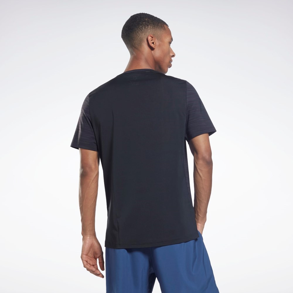 Reebok ACTIVCHILL Estampadas Move T-Shirt Negras | 20UQFLPEW