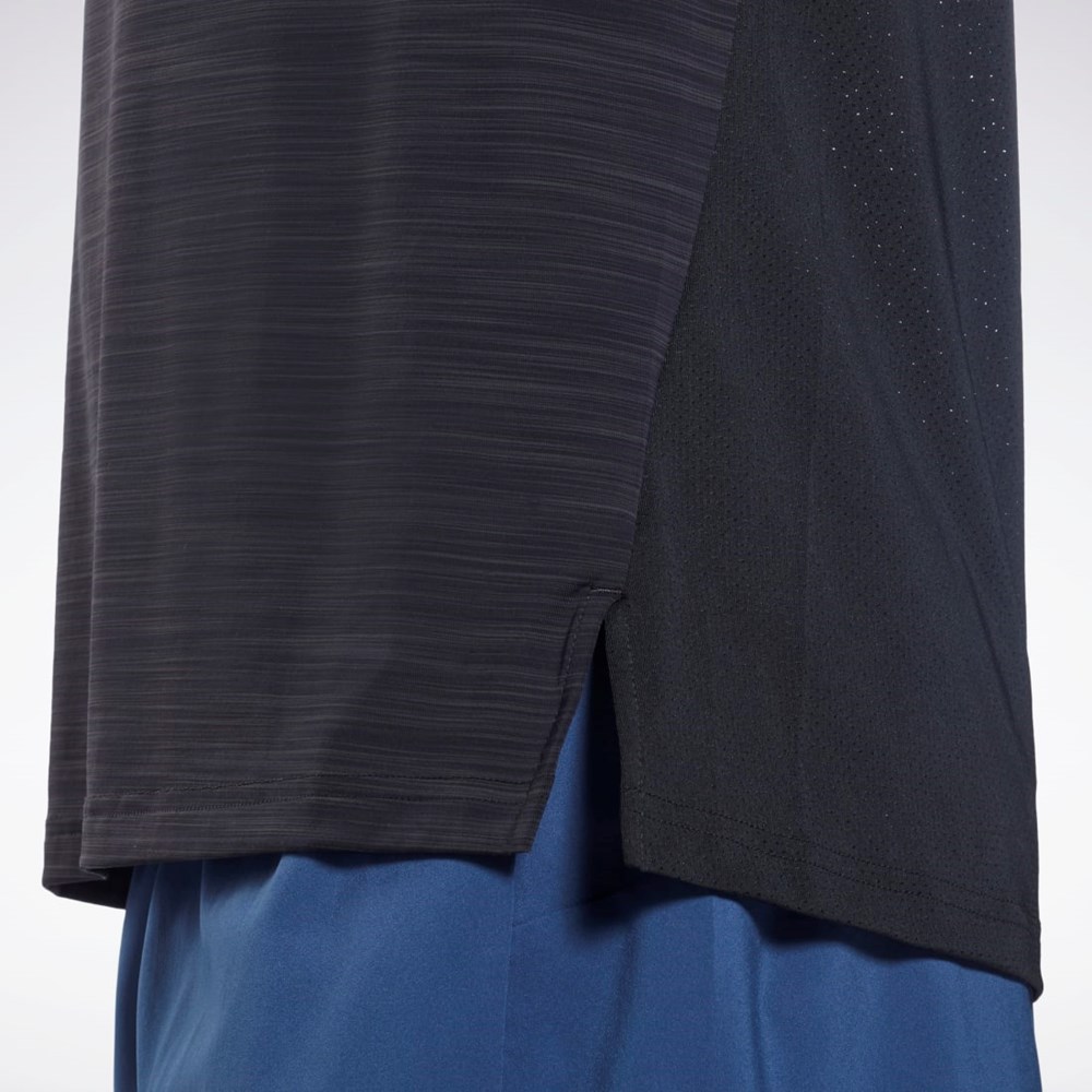 Reebok ACTIVCHILL Estampadas Move T-Shirt Negras | 20UQFLPEW