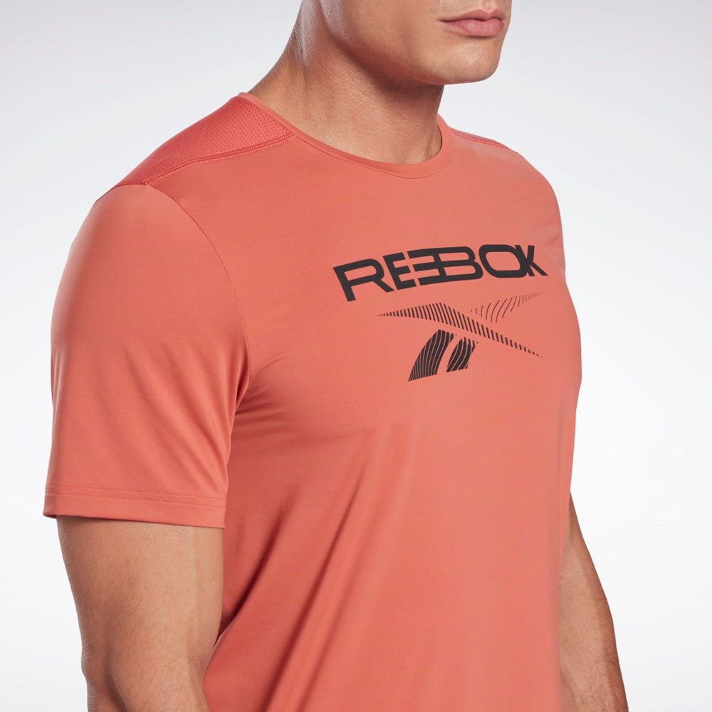 Reebok ACTIVCHILL Estampadas Move T-Shirt Rhodonite | 26WAHUGEY