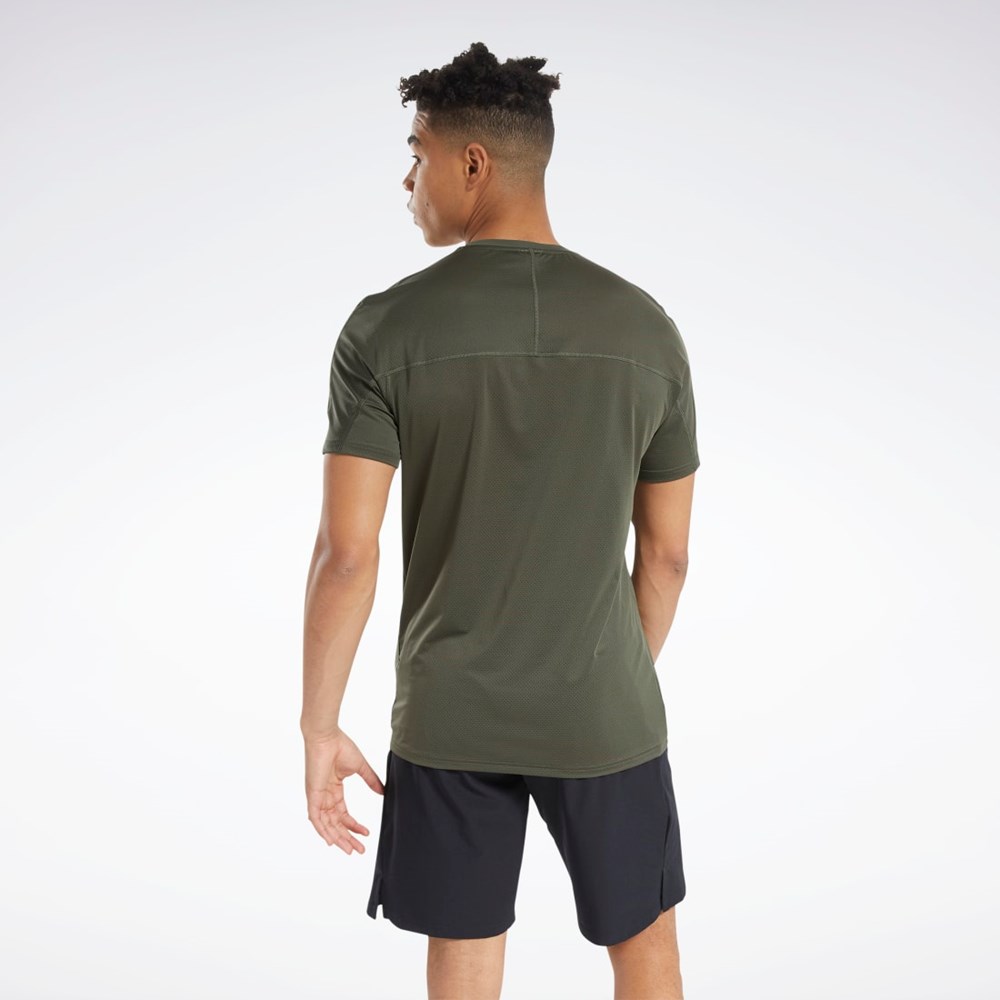 Reebok ACTIVCHILL Move Tee Verde | 83AOXEWTB