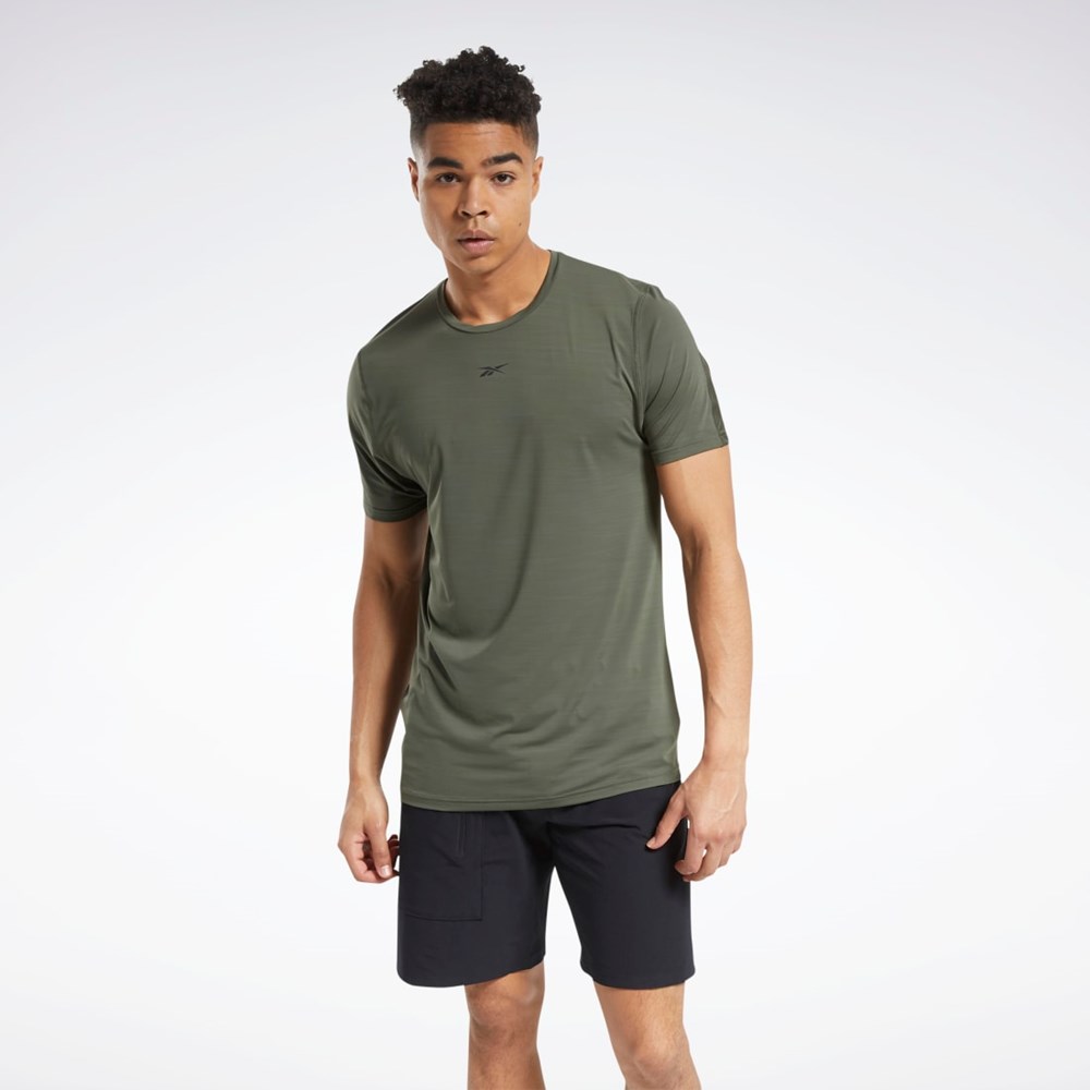 Reebok ACTIVCHILL Move Tee Verde | 83AOXEWTB