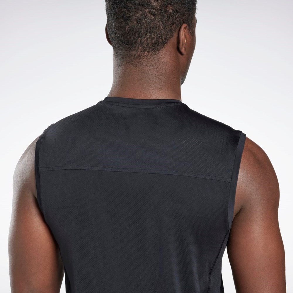 Reebok ACTIVCHILL Sin Manga T-Shirt Negras | 61FDLYZXE