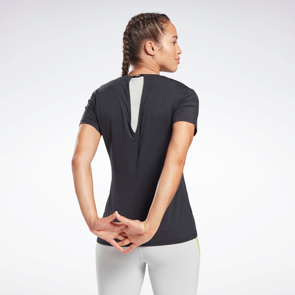 Reebok Activchill Atléticos T-Shirt Negras | 64AUROMCT
