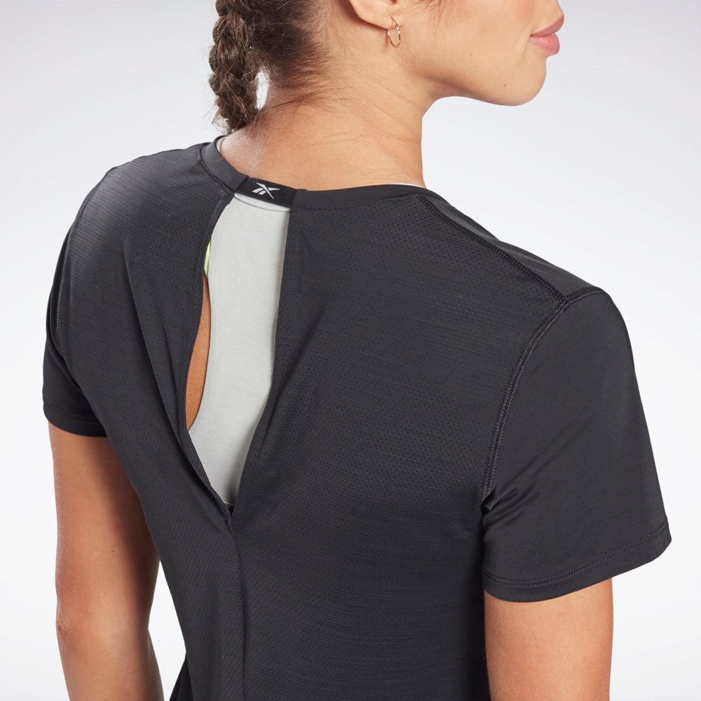 Reebok Activchill Atléticos T-Shirt Negras | 64AUROMCT