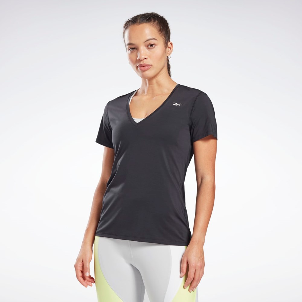 Reebok Activchill Atléticos T-Shirt Negras | 64AUROMCT
