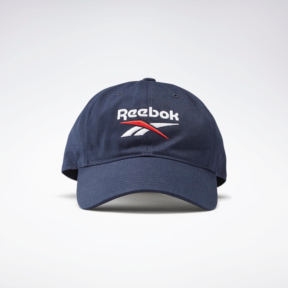 Reebok Active Foundation Badge Hat Azul Marino Blancas | 34ARMSGPE