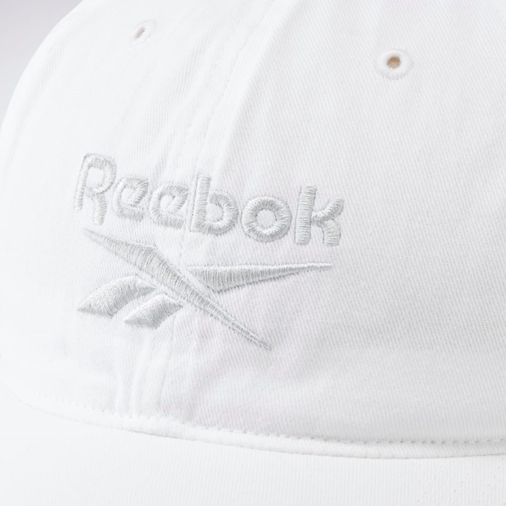 Reebok Active Foundation Badge Hat Blancas | 04TNPRIYH