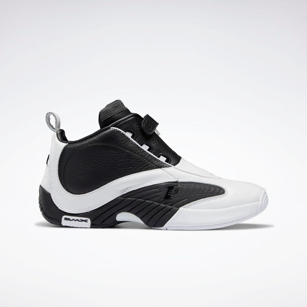 Reebok Answer IV Basketball Shoes Blancas Negras Plateadas | 62CHBFRWG