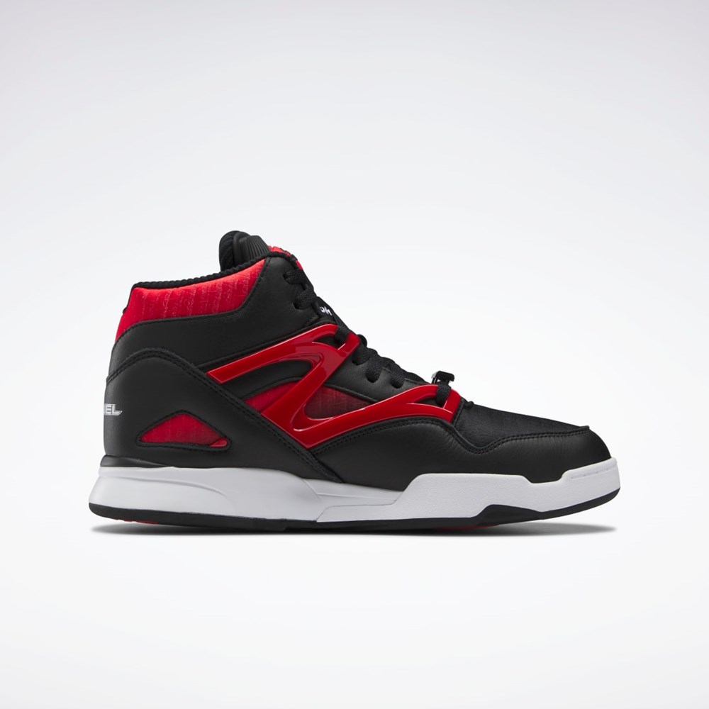 Reebok Anuel Pump Omni Zone II Basketball Shoes Negras Rojas Blancas | 53WRFGJHY