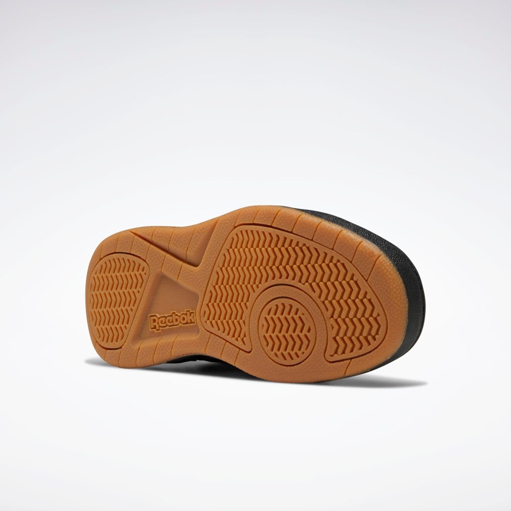 Reebok BB 4500 Court Shoes - Preschool Negras Negras Blancas | 46QMTYUEA