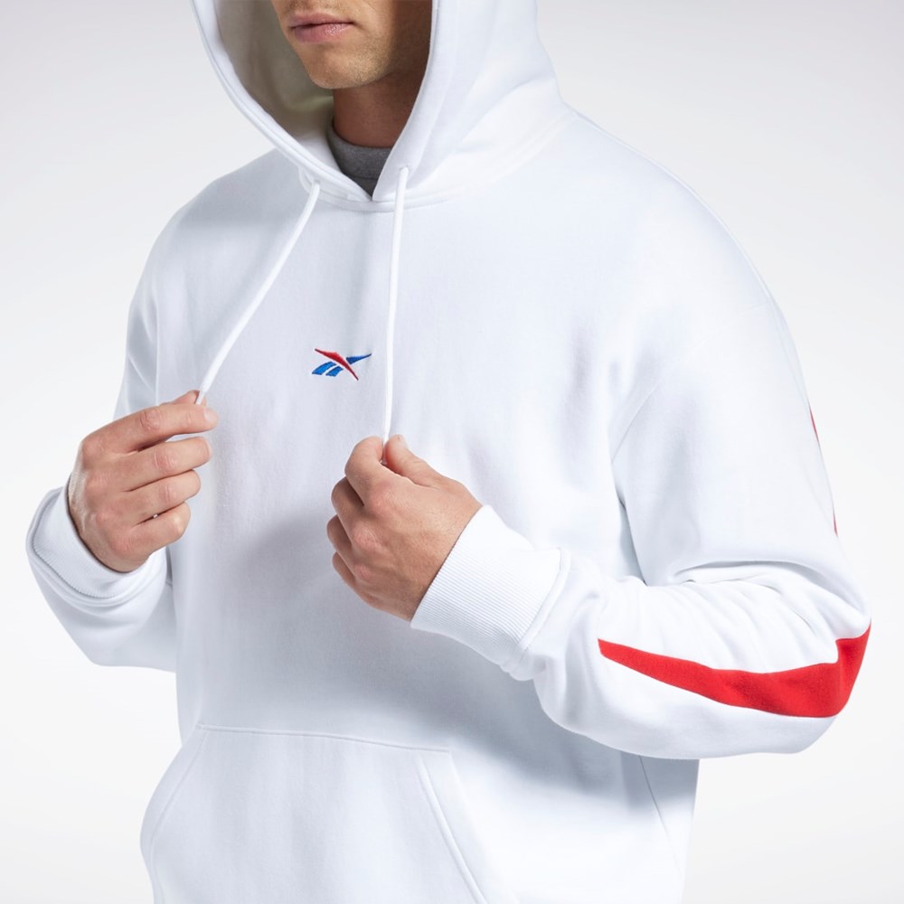 Reebok Basketball Reebok DNA Back Vector Hoodie Blancas | 51WZXPTKN