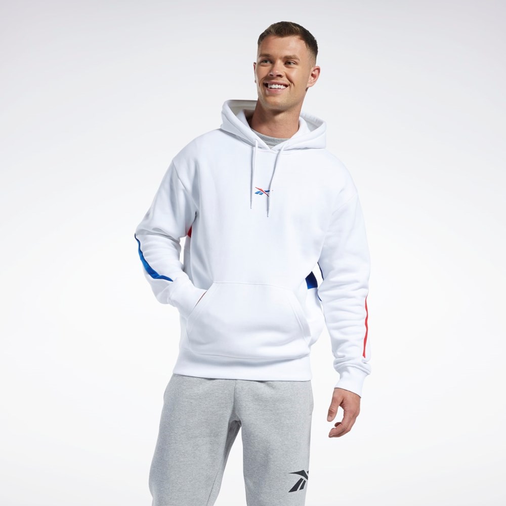Reebok Basketball Reebok DNA Back Vector Hoodie Blancas | 51WZXPTKN