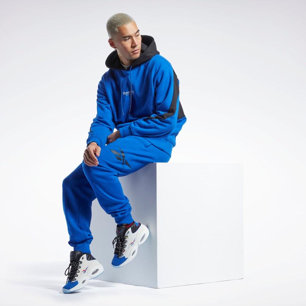 Reebok Basketball Vector Fleece Joggers Azules | 32NIKEGMT