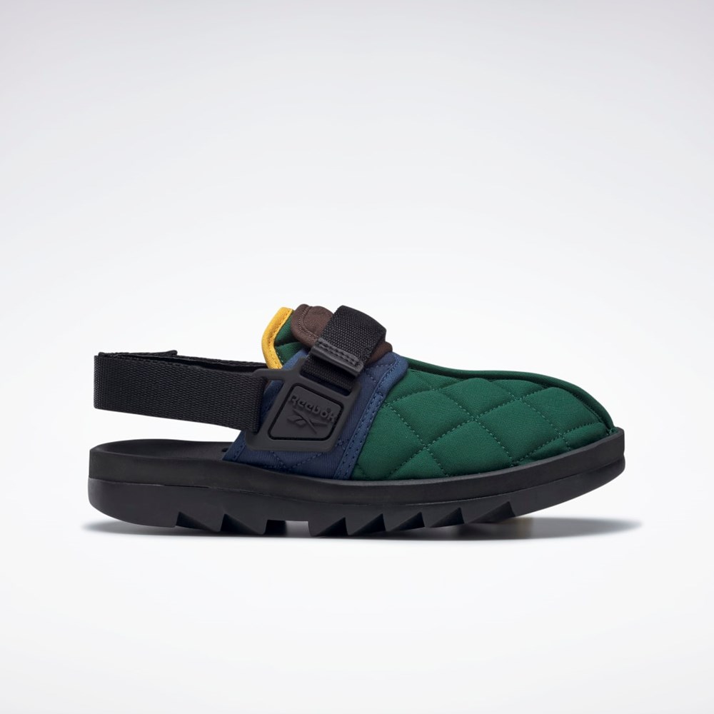 Reebok Beatnik Slides Azules Marrones Oscuro Rojas | 08NVFYUIO