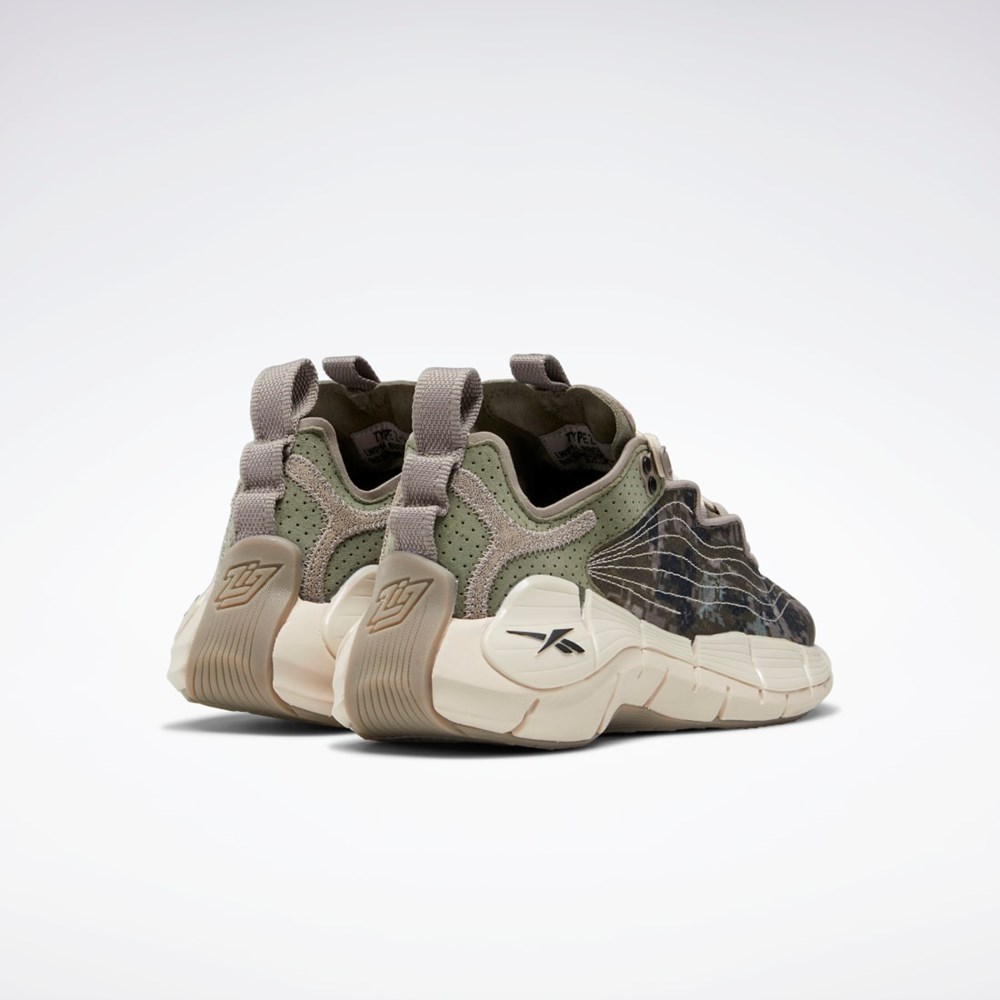 Reebok Billionaire Boys Club Zig Kinetica II Shoes Verde Gris | 87XNHZYDR