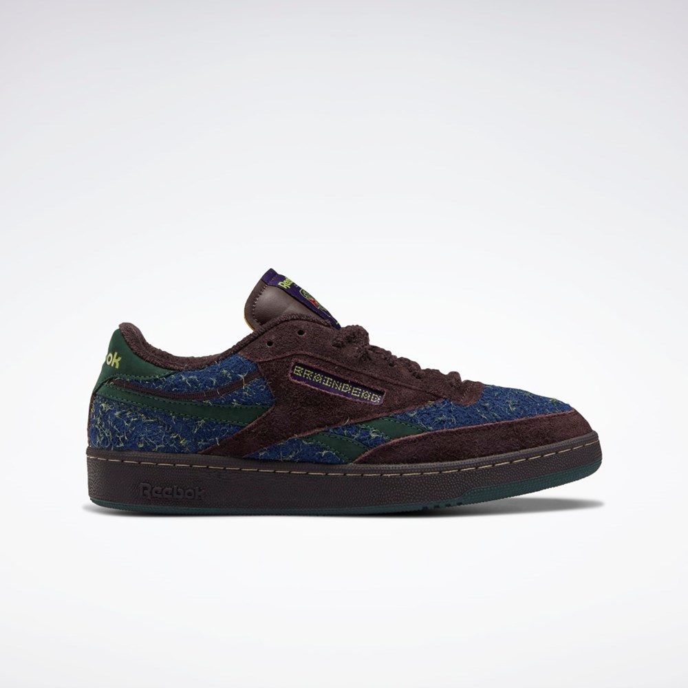 Reebok Braindead Club C Revenge Shoes Moradas Verde Menta Azules | 40NYGCTVR