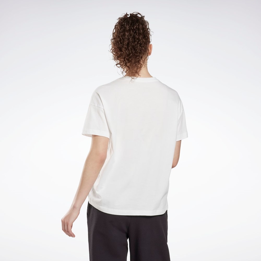 Reebok Brand T-Shirt Blancas | 56UVCGBJQ