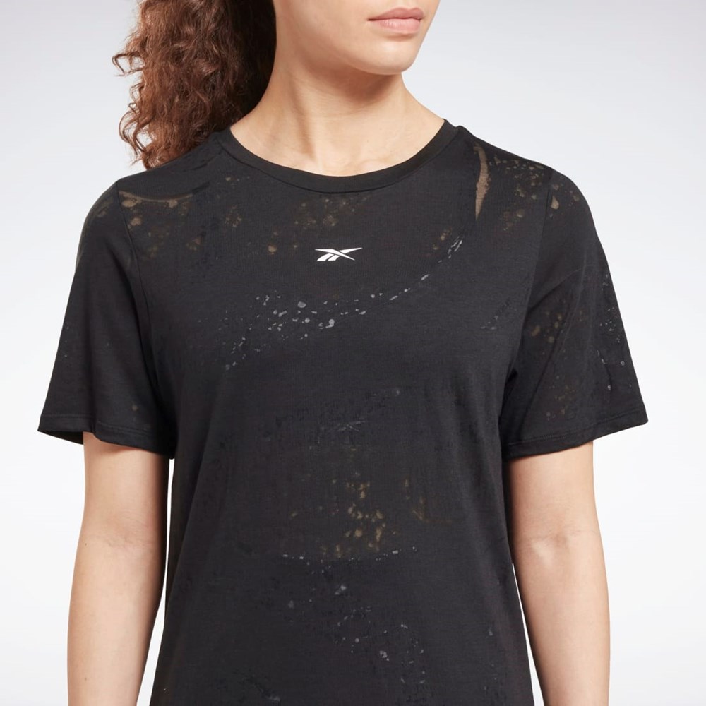 Reebok Burnout T-Shirt Negras | 92NVWSZGP