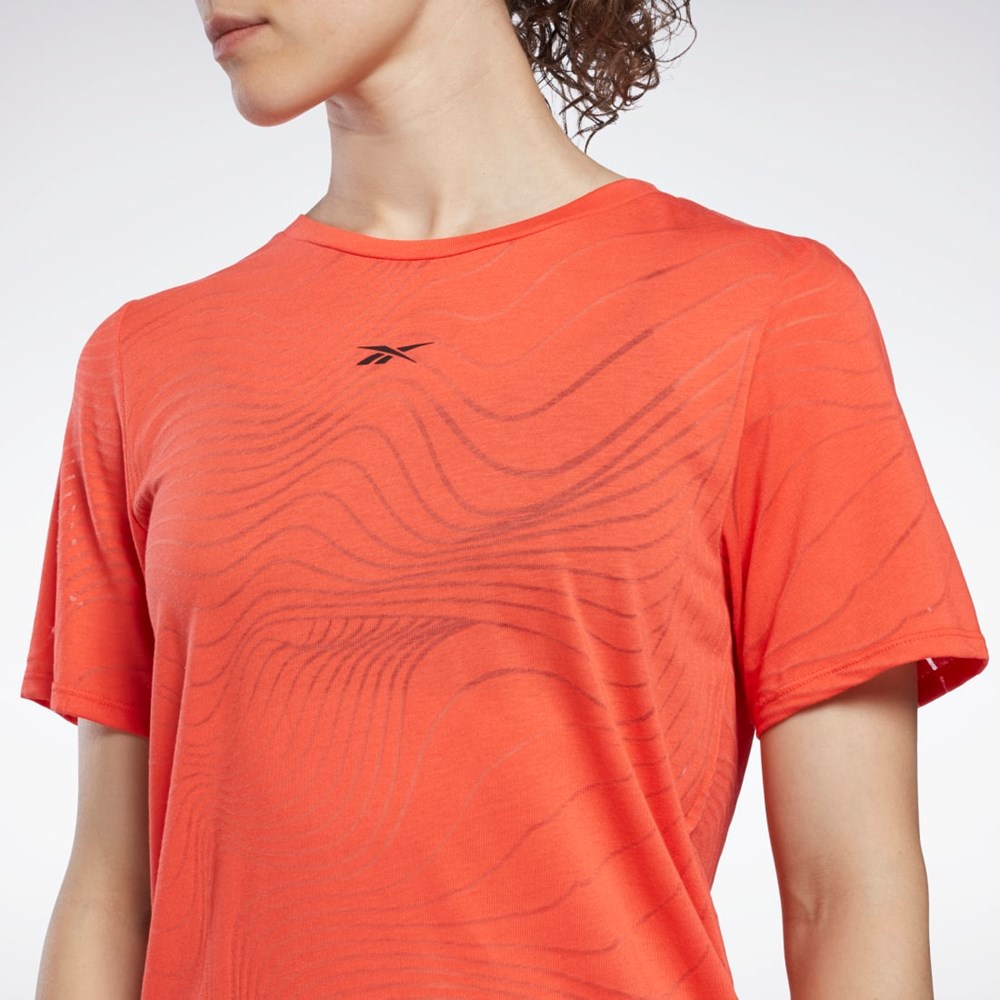 Reebok Burnout T-Shirt Rojas | 26HFYBDJO