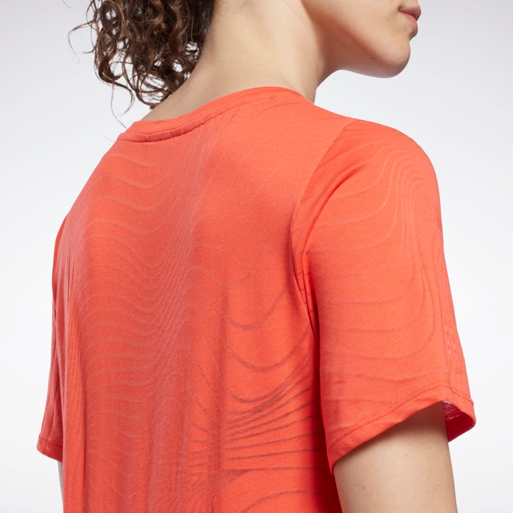 Reebok Burnout T-Shirt Rojas | 26HFYBDJO