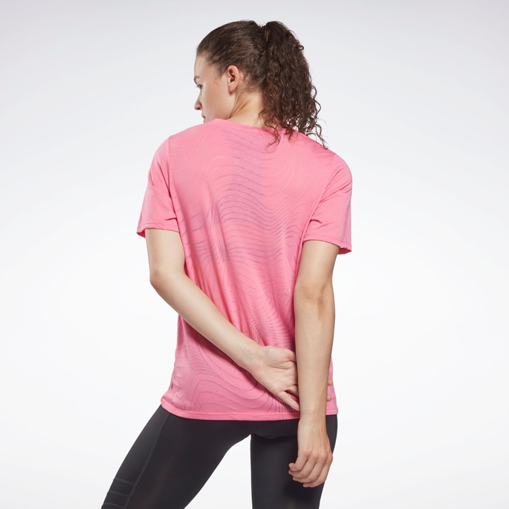Reebok Burnout T-Shirt Rosas | 72DMVYQJS
