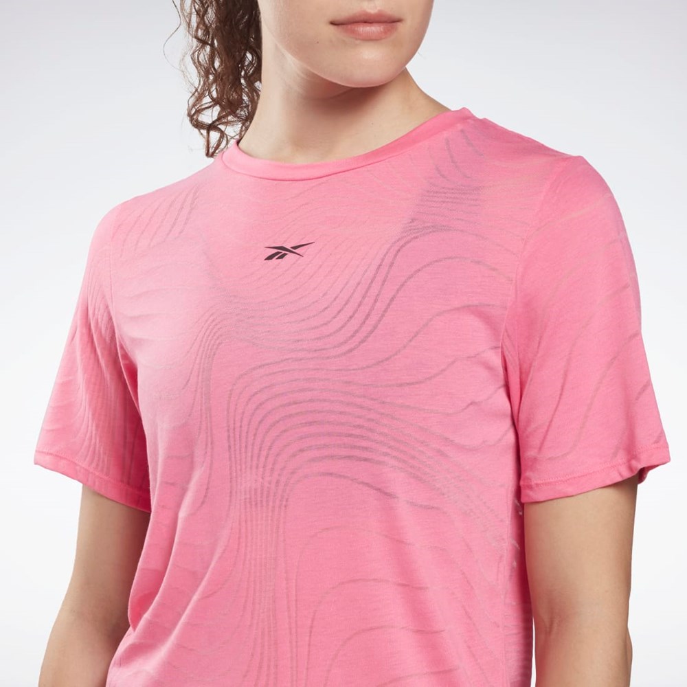 Reebok Burnout T-Shirt Rosas | 72DMVYQJS