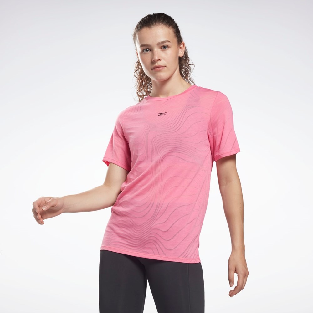 Reebok Burnout T-Shirt Rosas | 72DMVYQJS