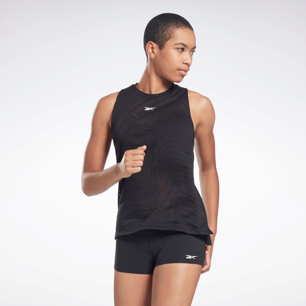Reebok Burnout Tank Top Negras | 79OPLWFVM
