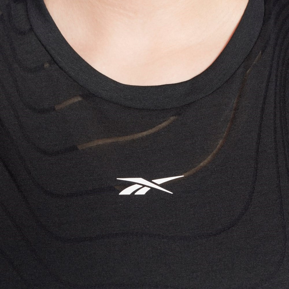 Reebok Burnout Tank Top (Plus Size) Negras | 68WKXZJHI