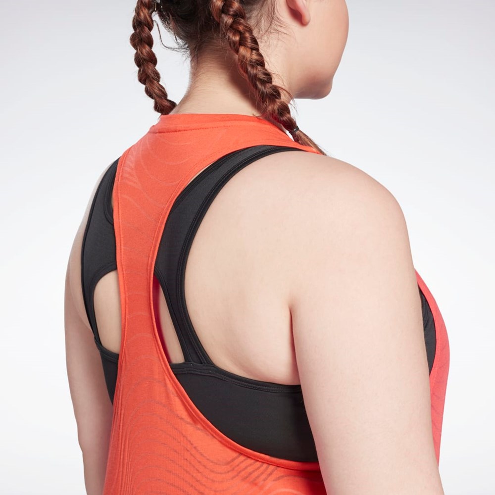 Reebok Burnout Tank Top (Plus Size) Rojas | 61FVODPZJ