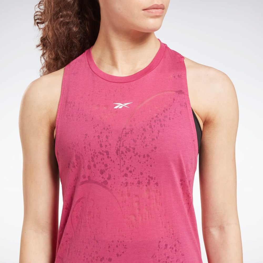 Reebok Burnout Tank Top Rosas | 63DICXKMH