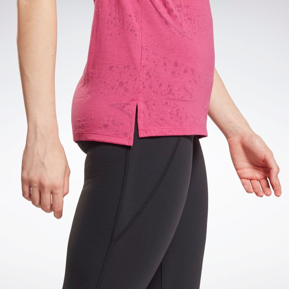 Reebok Burnout Tank Top Rosas | 63DICXKMH