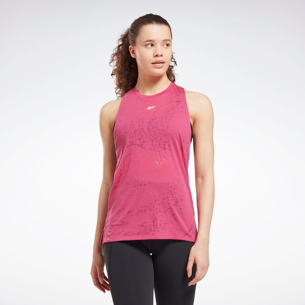 Reebok Burnout Tank Top Rosas | 63DICXKMH