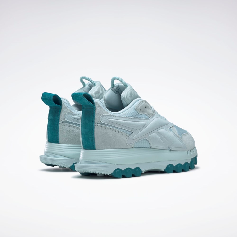 Reebok Cardi B Classic Leather V2 Shoes Azules Azules | 34QAHFOLZ