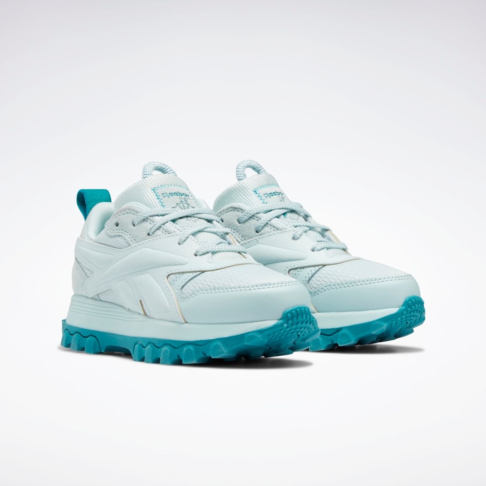 Reebok Cardi B Classic Leather V2 Shoes - Preschool Azules Azules | 93JWCNBXY