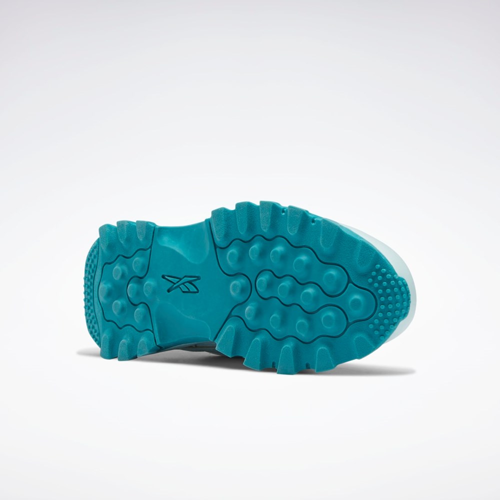Reebok Cardi B Classic Leather V2 Shoes - Preschool Azules Azules | 93JWCNBXY