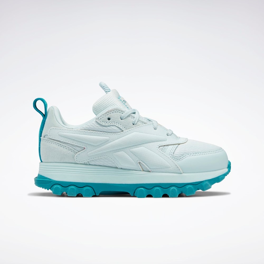 Reebok Cardi B Classic Leather V2 Shoes - Preschool Azules Azules | 93JWCNBXY