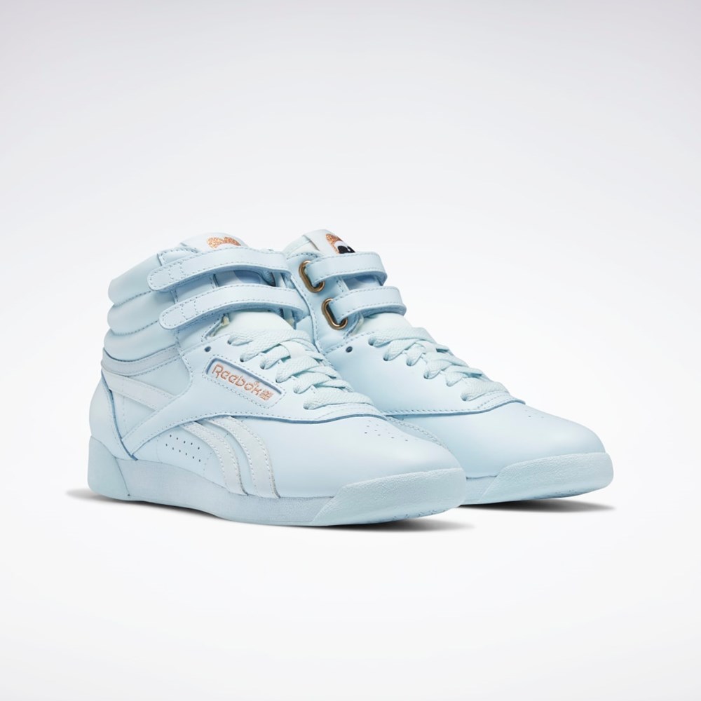 Reebok Cardi B Freestyle Hi Shoes Azules Azules Azules | 82XTKMOIV