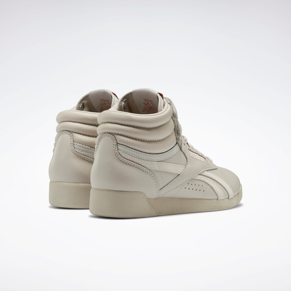 Reebok Cardi B Freestyle Hi Shoes Gris Blancas | 41MHZGYCO