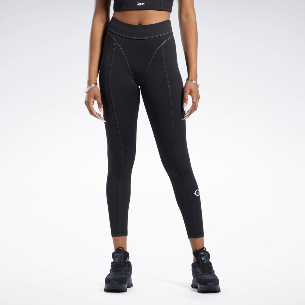 Reebok Cardi B High-Rise Tights Negras | 86HOKSVIZ