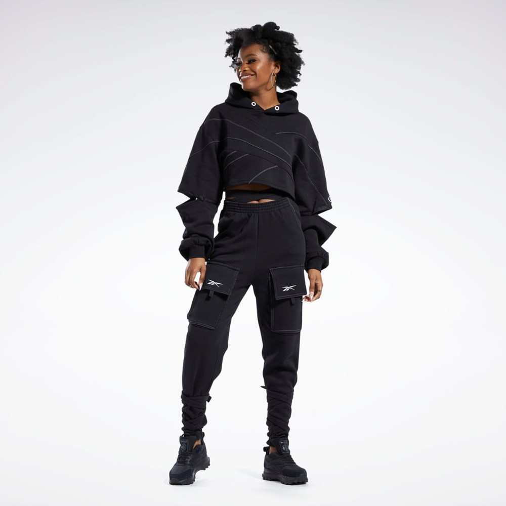 Reebok Cardi B Knit Pants Negras | 96ZRHVMEI
