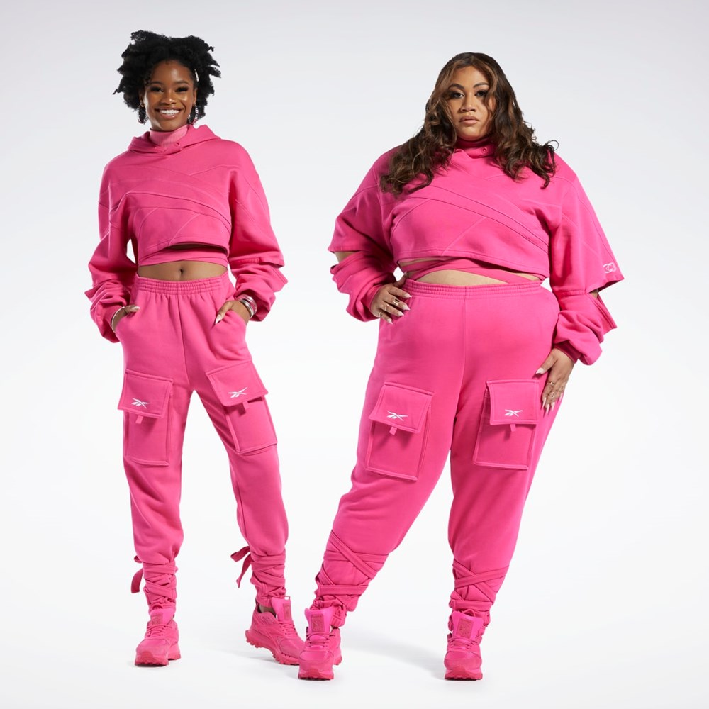 Reebok Cardi B Knit Pants Rosas | 05TGUCWDP