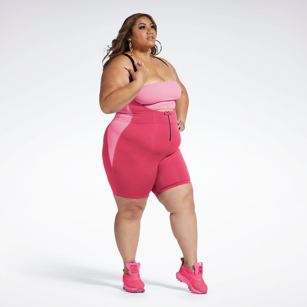 Reebok Cardi B Leotard (Plus Size) Rosas | 78CFOIBAS