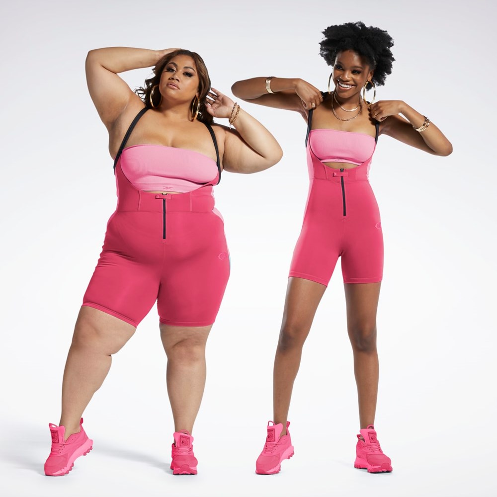 Reebok Cardi B Leotard (Plus Size) Rosas | 78CFOIBAS
