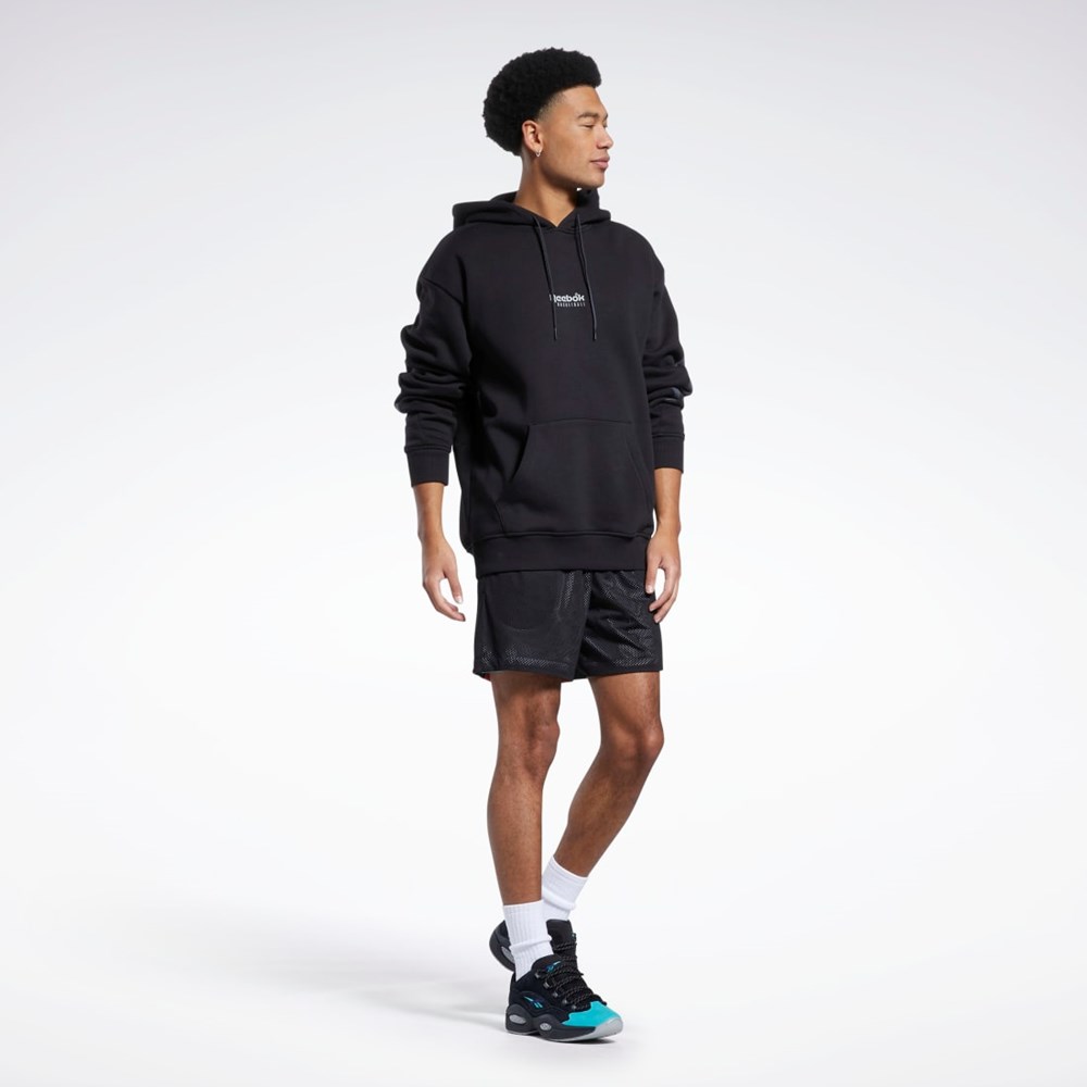 Reebok City League Mesh Shorts Negras | 05EPFYKMU
