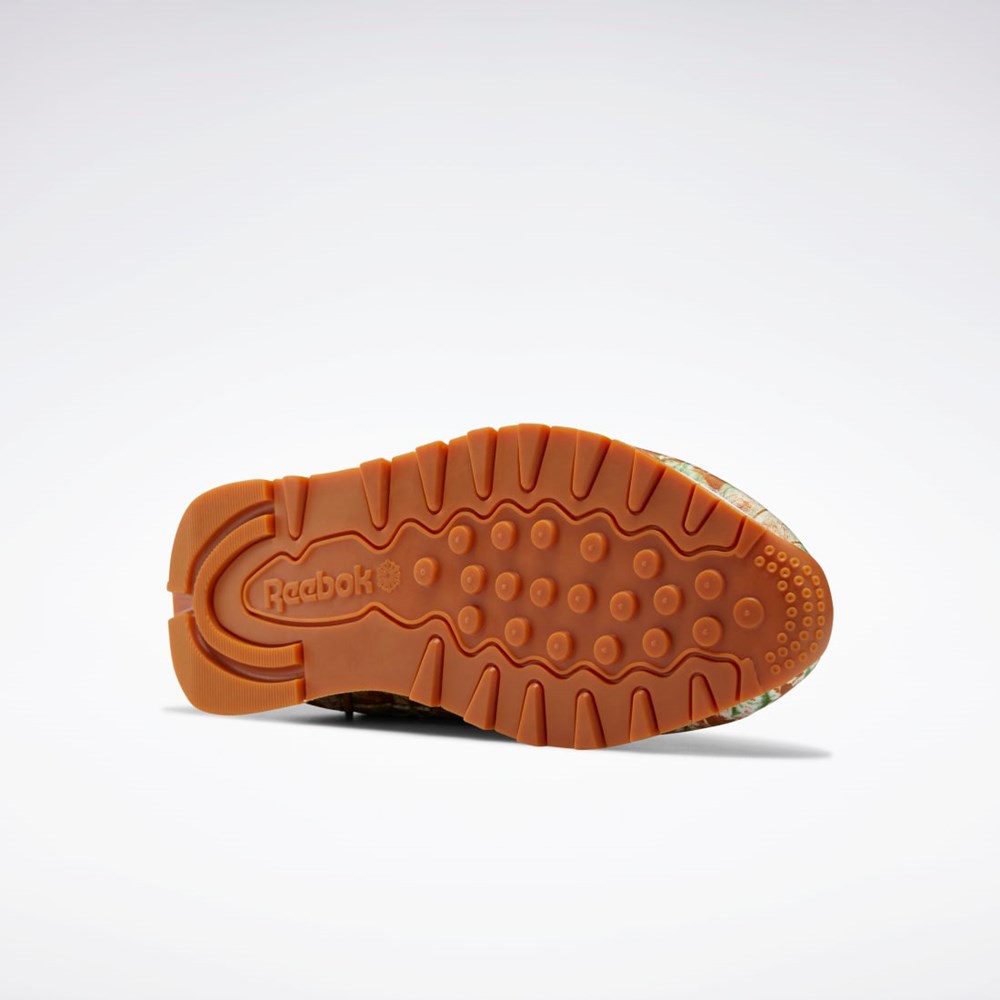 Reebok Classic Leather LQQK Shoes Marrones Amarillo | 35INCHOVJ